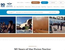 Tablet Screenshot of flyingdoctor.org.au